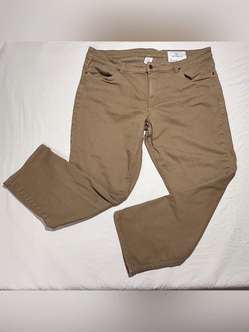 TPJ Straight stretch Jeans in Tan